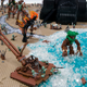 Illustration for article titled The Battle of Isengard from emLord of the Rings/em, depicted in 22,000 LEGO bricks
